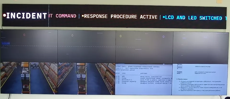 Una señal de alarma cambia el banco de pruebas de Craft Wall a un diseño de incidente